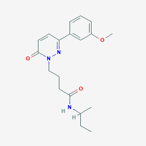 N-(sec-butyl)-4-(3-(3-methoxyphenyl)-6-oxopyridazin-1(6H)-yl)butanamide