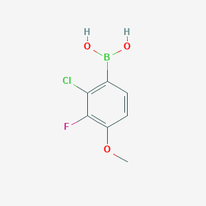 (2-Chloro-3-fluoro-4-methoxyphenyl)boronic acid