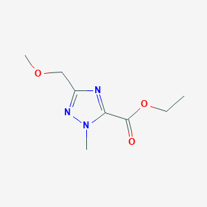 ethyl 3-(methoxymethyl)-1-methyl-1H-1,2,4-triazole-5-carboxylate