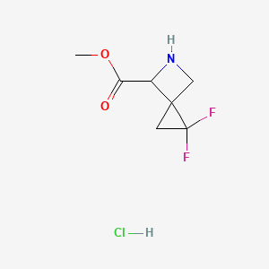 Methyl 1,1-difluoro-5-azaspiro[2.3]hexane-4-carboxylate hcl