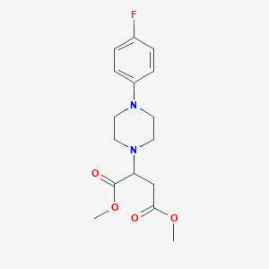 Dimethyl 2-(4-(4-fluorophenyl)piperazin-1-yl)succinate