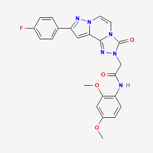 molecular formula C23H19FN6O4 B2793792 Chembl4589347 CAS No. 1207034-23-8