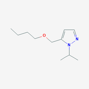 molecular formula C11H20N2O B2793837 5-(butoxymethyl)-1-isopropyl-1H-pyrazole CAS No. 1856041-81-0