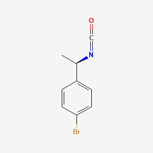molecular formula C9H8BrNO B2793841 (R)-(+)-1-(4-Bromophenyl)ethyl isocyanate CAS No. 618461-78-2