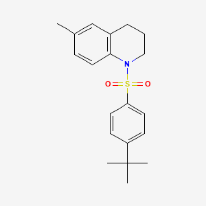 1-((4-(Tert-butyl)phenyl)sulfonyl)-6-methyl-1,2,3,4-tetrahydroquinoline