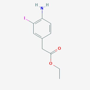 Ethyl (4-Amino-3-iodophenyl)acetate