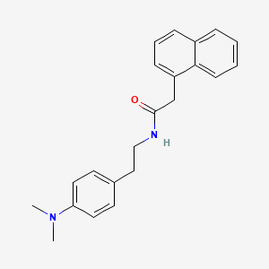molecular formula C22H24N2O B2793858 N-(4-(dimethylamino)phenethyl)-2-(naphthalen-1-yl)acetamide CAS No. 953170-28-0
