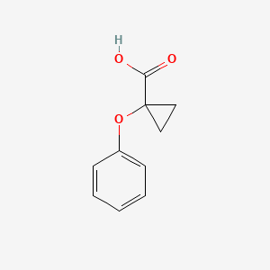molecular formula C10H10O3 B2793863 1-Phenoxycyclopropane-1-carboxylic acid CAS No. 90843-58-6