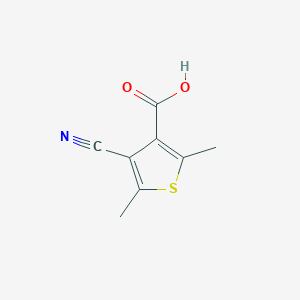 molecular formula C8H7NO2S B2793902 4-Cyano-2,5-dimethylthiophene-3-carboxylic acid CAS No. 2230803-61-7