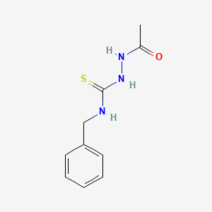 molecular formula C10H13N3OS B2793915 2-acetyl-N-benzylhydrazinecarbothioamide CAS No. 94267-75-1