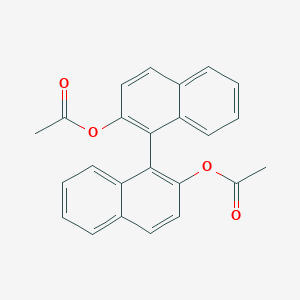 molecular formula C24H18O4 B027940 1-(2-Acetyloxynaphthyl)-2-naphthyl acetate CAS No. 100569-82-2