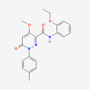 N-(2-ethoxyphenyl)-4-methoxy-1-(4-methylphenyl)-6-oxopyridazine-3-carboxamide