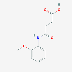 molecular formula C11H13NO4 B2794086 4-(2-Methoxyanilino)-4-oxobutanoic acid CAS No. 76475-60-0
