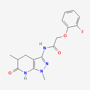 N-(1,5-dimethyl-6-oxo-4,5,6,7-tetrahydro-1H-pyrazolo[3,4-b]pyridin-3-yl)-2-(2-fluorophenoxy)acetamide