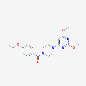 (4-(2,6-Dimethoxypyrimidin-4-yl)piperazin-1-yl)(4-ethoxyphenyl)methanone