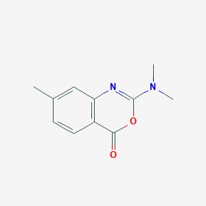 2-(dimethylamino)-7-methyl-4H-3,1-benzoxazin-4-one