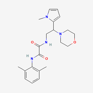 N1-(2,6-dimethylphenyl)-N2-(2-(1-methyl-1H-pyrrol-2-yl)-2-morpholinoethyl)oxalamide