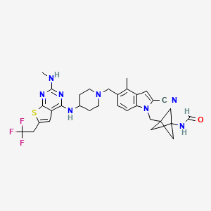 molecular formula C32H35F3N8OS B2794154 MI-3454 CAS No. 2134169-43-8