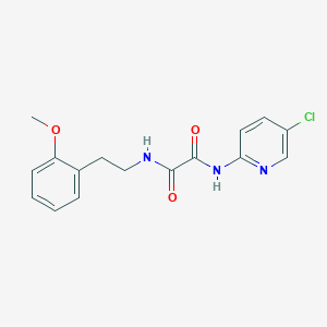 molecular formula C16H16ClN3O3 B2794177 N-(5-chloropyridin-2-yl)-N'-[2-(2-methoxyphenyl)ethyl]ethanediamide CAS No. 919742-97-5