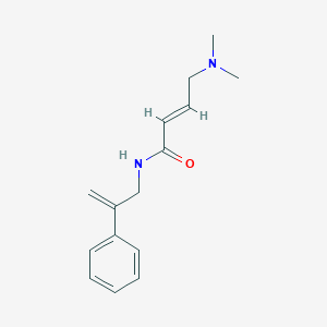 (E)-4-(Dimethylamino)-N-(2-phenylprop-2-enyl)but-2-enamide