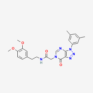 N-(3,4-dimethoxyphenethyl)-2-(3-(3,5-dimethylphenyl)-7-oxo-3H-[1,2,3]triazolo[4,5-d]pyrimidin-6(7H)-yl)acetamide
