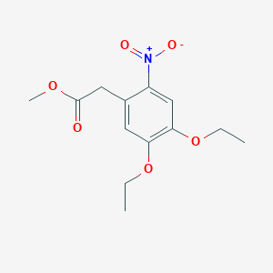 Methyl (4,5-diethoxy-2-nitrophenyl)acetate