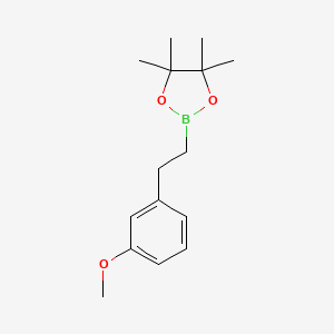 2-[2-(3-Methoxyphenyl)ethyl]-4,4,5,5-tetramethyl-1,3,2-dioxaborolane