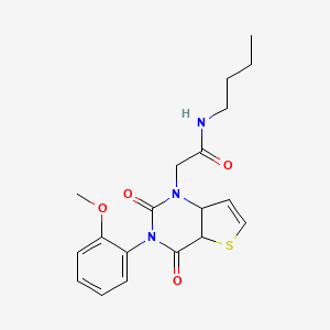 N-butyl-2-[3-(2-methoxyphenyl)-2,4-dioxo-1H,2H,3H,4H-thieno[3,2-d]pyrimidin-1-yl]acetamide