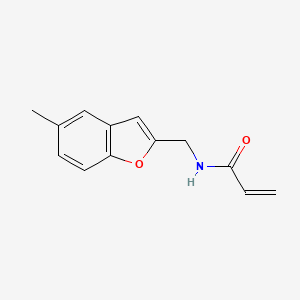 N-[(5-Methyl-1-benzofuran-2-yl)methyl]prop-2-enamide