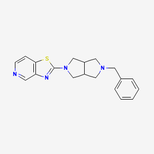 2-(2-Benzyl-1,3,3a,4,6,6a-hexahydropyrrolo[3,4-c]pyrrol-5-yl)-[1,3]thiazolo[4,5-c]pyridine