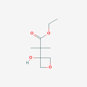 Ethyl 2-(3-hydroxyoxetan-3-yl)-2-methylpropanoate