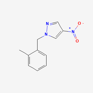 1-[(2-Methylphenyl)methyl]-4-nitro-1H-pyrazole
