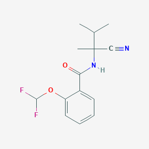 N-(1-cyano-1,2-dimethylpropyl)-2-(difluoromethoxy)benzamide