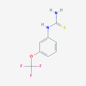 molecular formula C8H7F3N2OS B2794399 [3-(trifluoromethoxy)phenyl]thiourea CAS No. 235101-42-5