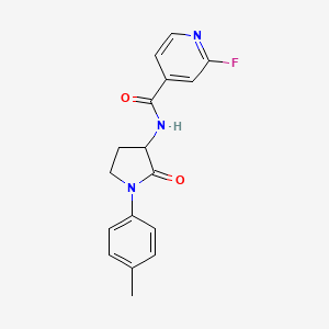 2-Fluoro-N-[1-(4-methylphenyl)-2-oxopyrrolidin-3-YL]pyridine-4-carboxamide