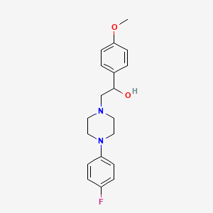 2-[4-(4-Fluorophenyl)piperazin-1-yl]-1-(4-methoxyphenyl)ethanol