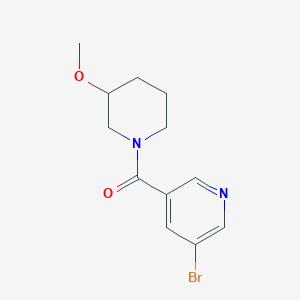 3-Bromo-5-(3-methoxypiperidine-1-carbonyl)pyridine