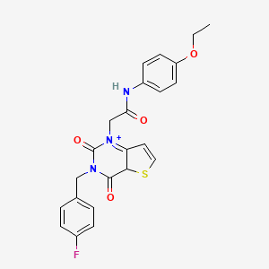 N-(4-ethoxyphenyl)-2-{3-[(4-fluorophenyl)methyl]-2,4-dioxo-1H,2H,3H,4H-thieno[3,2-d]pyrimidin-1-yl}acetamide