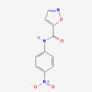 molecular formula C10H7N3O4 B2794443 N-(4-nitrophenyl)isoxazole-5-carboxamide CAS No. 941993-93-7