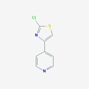 molecular formula C8H5ClN2S B027945 2-Chloro-4-(pyridin-4-yl)thiazole CAS No. 103317-31-3