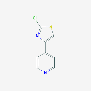 molecular formula C8H5ClN2S B027945 2-Chloro-4-(4-pyridinyl)thiazole CAS No. 103317-31-3