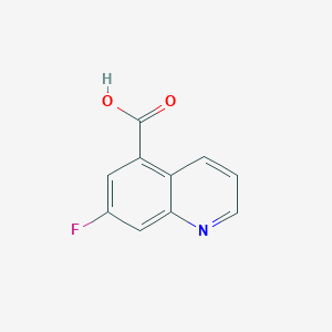 molecular formula C10H6FNO2 B2794545 7-Fluoroquinoline-5-carboxylic acid CAS No. 2102412-56-4
