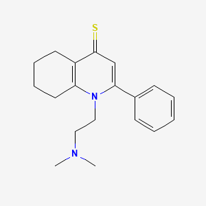 1-(2-(dimethylamino)ethyl)-2-phenyl-5,6,7,8-tetrahydroquinoline-4(1H)-thione