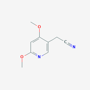 2-(4,6-Dimethoxypyridin-3-yl)acetonitrile