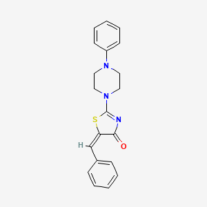 (E)-5-benzylidene-2-(4-phenylpiperazin-1-yl)thiazol-4(5H)-one