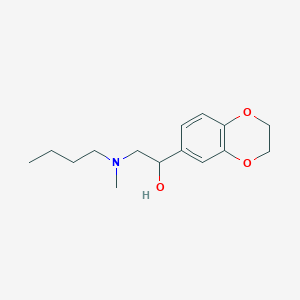 molecular formula C15H23NO3 B2794635 2-[Butyl(methyl)amino]-1-(2,3-dihydro-1,4-benzodioxin-6-yl)ethan-1-ol CAS No. 1267263-77-3