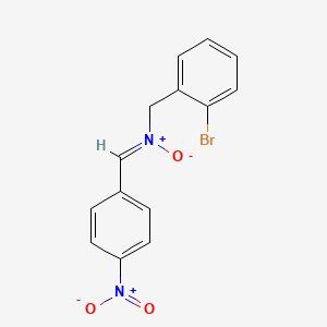 (2-bromobenzyl)[(Z)-(4-nitrophenyl)methylidene]ammoniumolate