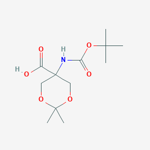 5-(Tert-butoxycarbonylamino)-2,2-dimethyl-1,3-dioxane-5-carboxylic acid