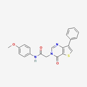 N-(4-methoxyphenyl)-2-(4-oxo-7-phenylthieno[3,2-d]pyrimidin-3(4H)-yl)acetamide