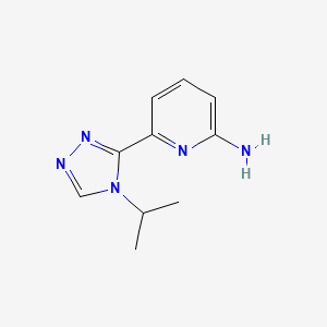 6-(4-isopropyl-4H-1,2,4-triazol-3-yl)pyridin-2-amine